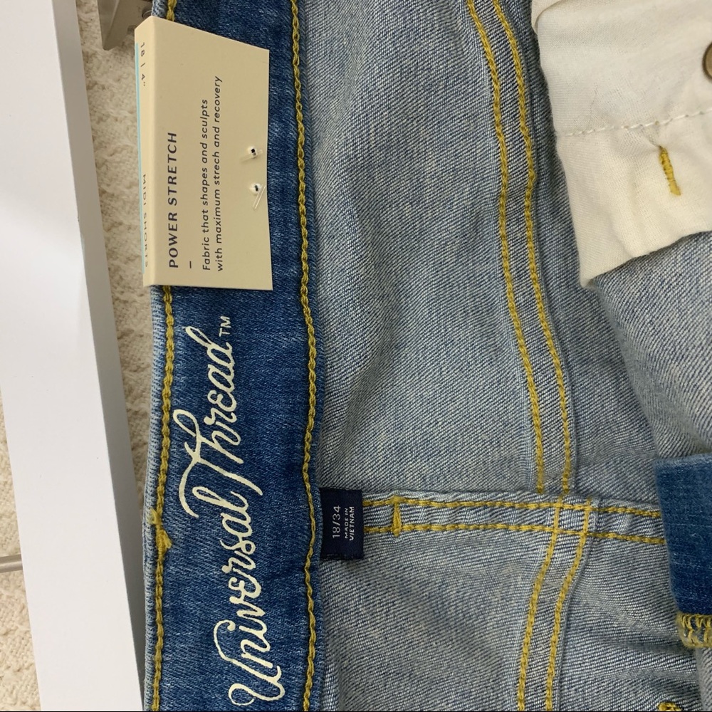 Universal thread Denim shorts Medium wash Plus 18 - Picture 6 of 8